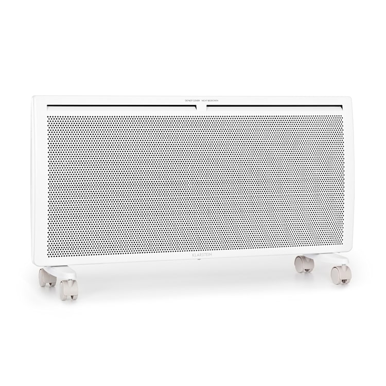 بخاری برقی کلارشتاین آلمان مدل klarstein Hot Spot Slimcurve Double Wave 2-in-1 - توان 2000 وات سفید